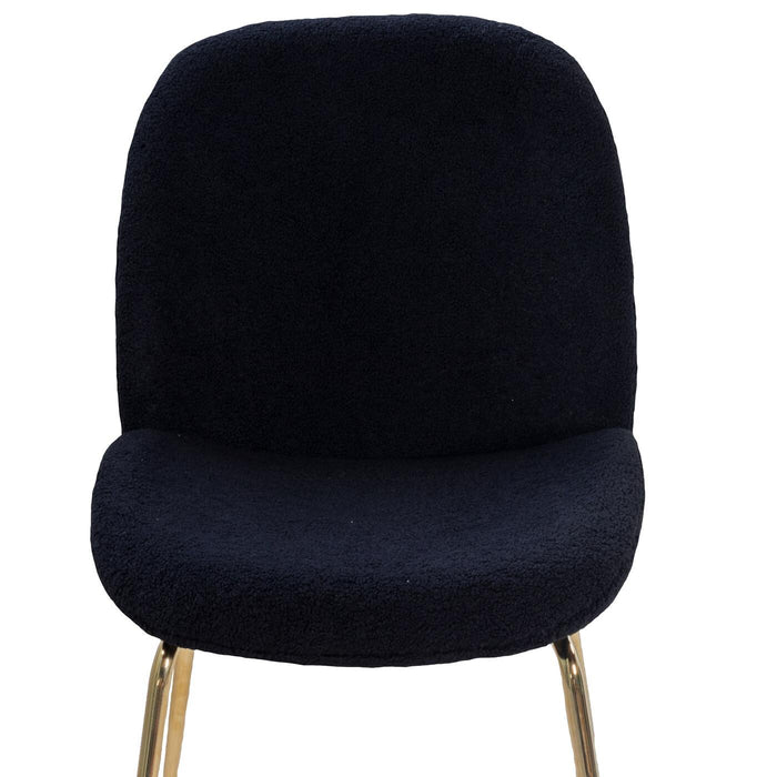 Eetkamerstoel Teddy Zwart - Stoel Dewi Luxe - Giga Meubel