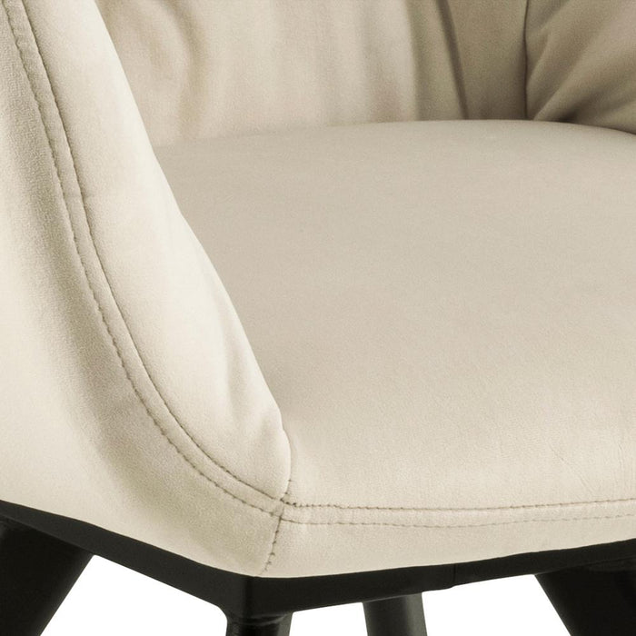 Giga Living - Eetkamerstoel - Zand - Stof - Lida