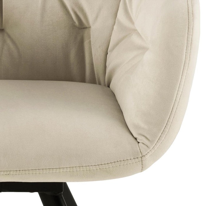 Giga Living - Eetkamerstoel - Zand - Stof - Lida