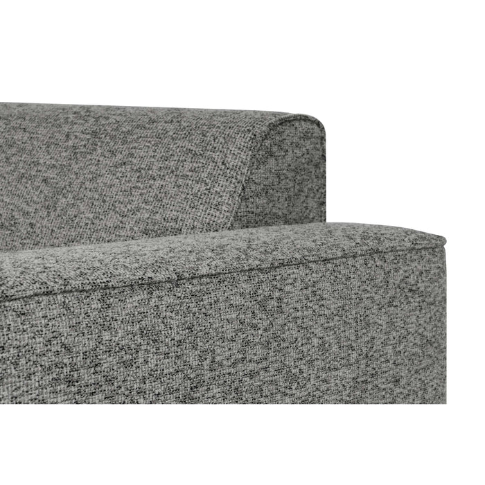 by fonQ Loft Hoekbank Rechts - Chenille Melange - Steengrijs