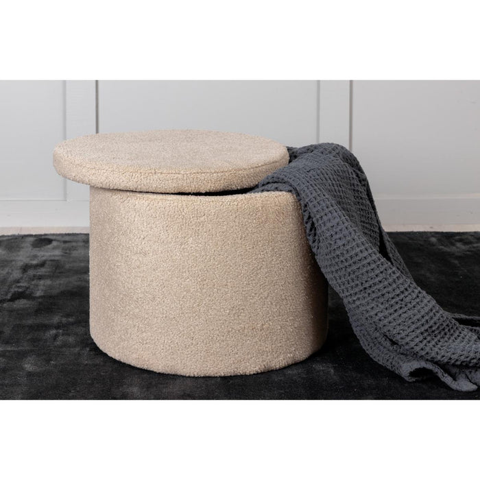 Svea - Blaze poef - teddy - beige