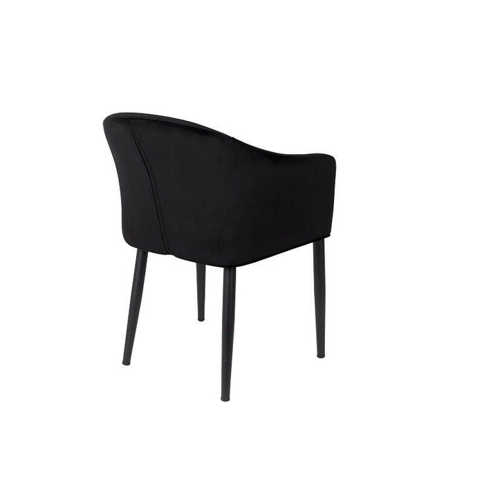 Puur - Kinna eetkamerstoel velours zwart