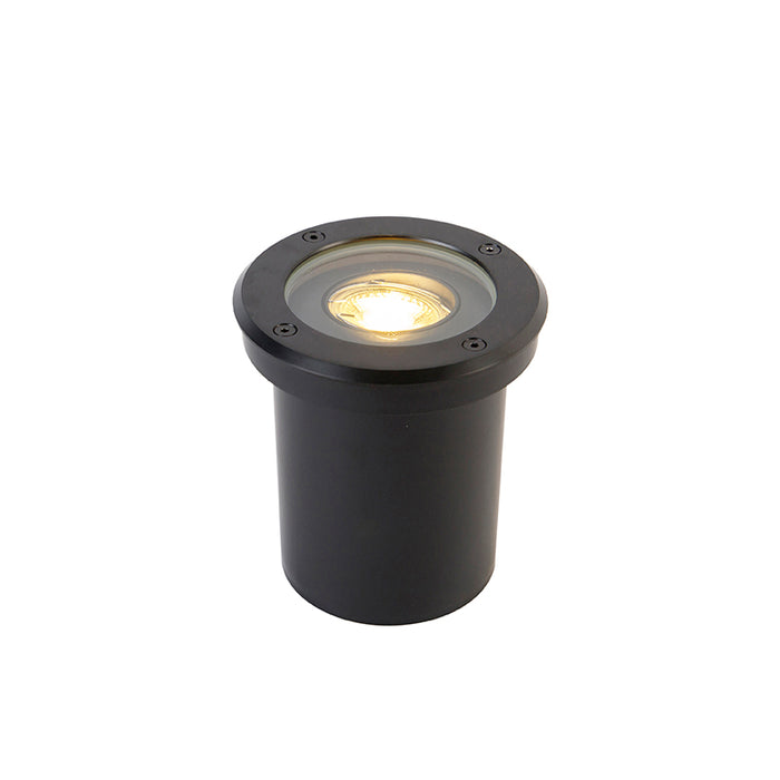 QAZQA Moderne buiten grondspot zwart verstelbaar IP65 - Delux