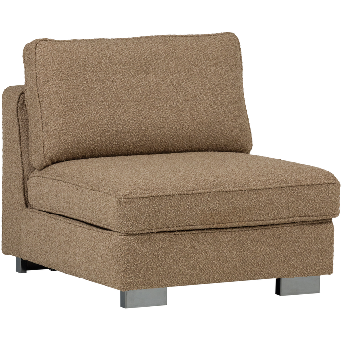 vtwonen Lazy 1-Zits Element - Bouclé - Bruin