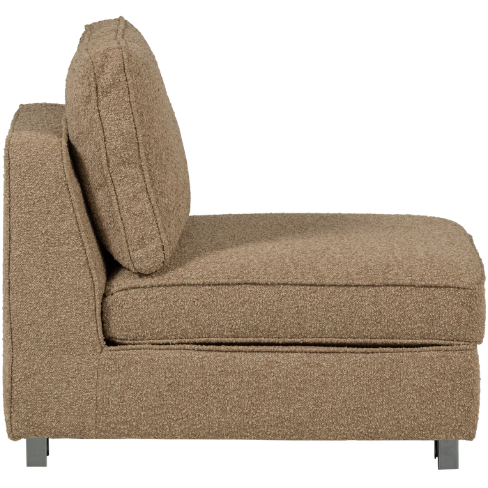 vtwonen Lazy 1-Zits Element - Bouclé - Bruin