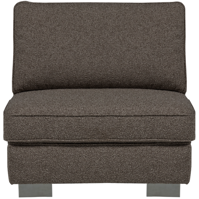 vtwonen Lazy 1-Zits Element - Bouclé - Antraciet