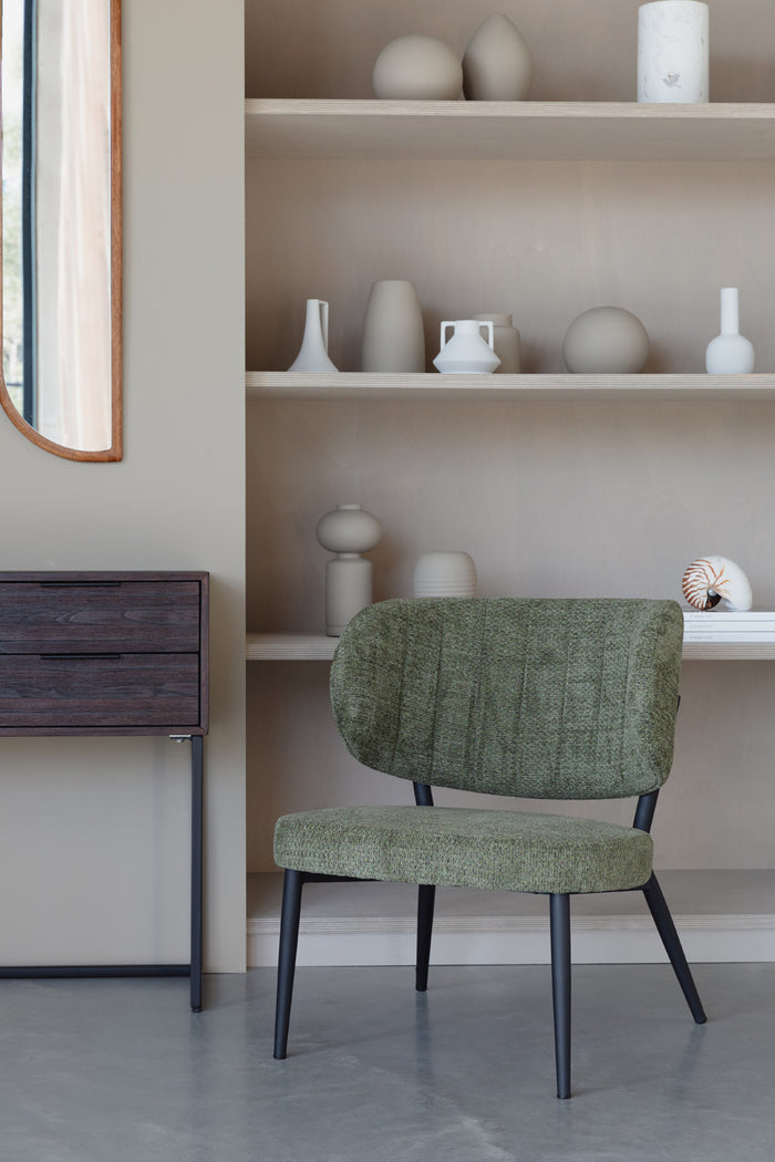 Housecraft Sanne Fauteuil Groen Grijs - Set van 2