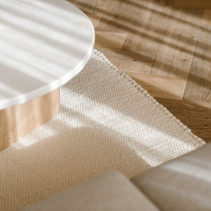 Mrcarpet Wollen vloerkleed Ivoorwit Gotland 240x340cm