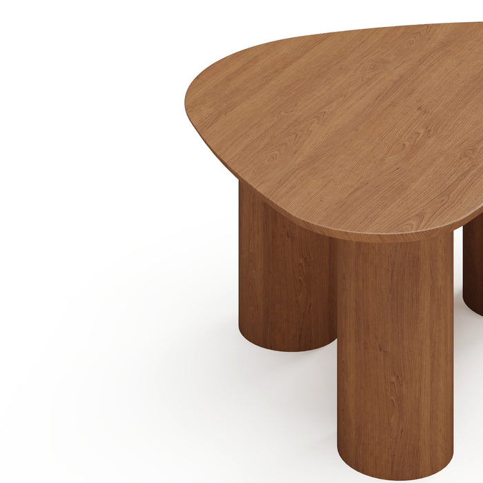 Salontafel van notenhout, 80 cm