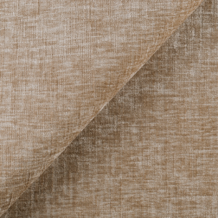 4-zits slaapbank in taupekleurig, getextureerd fluweel