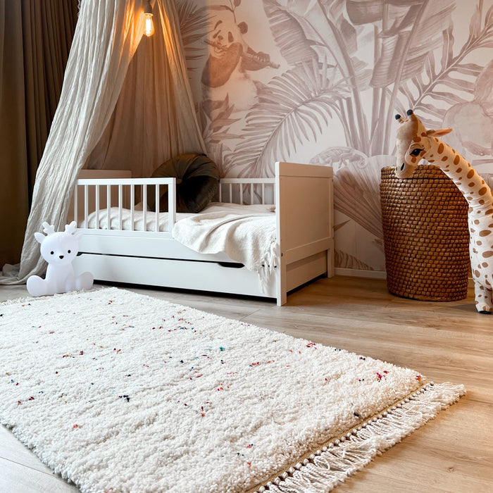 Mrcarpet kindervloerkleed stippen multi 80x150cm