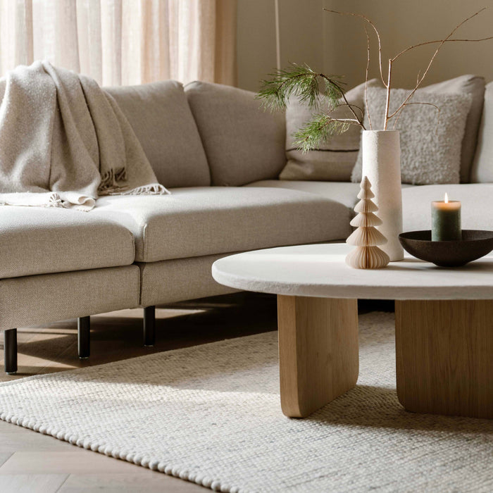 Mrcarpet Wollen vloerkleed Beige|gemeleerd Gotland 240x340cm