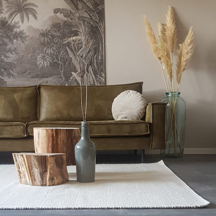 Mrcarpet Wollen Vloerkleed Ivoor|wit 160 x 230cm