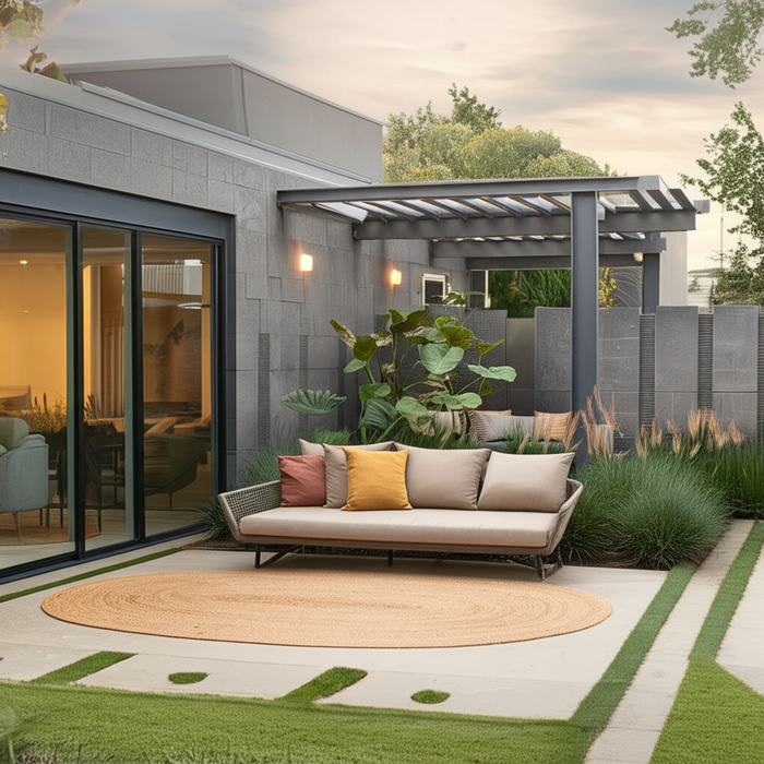 Mrcarpet Buitenkleed Jute Ovaal Outdoor Breeze Naturel 200 x 290cm