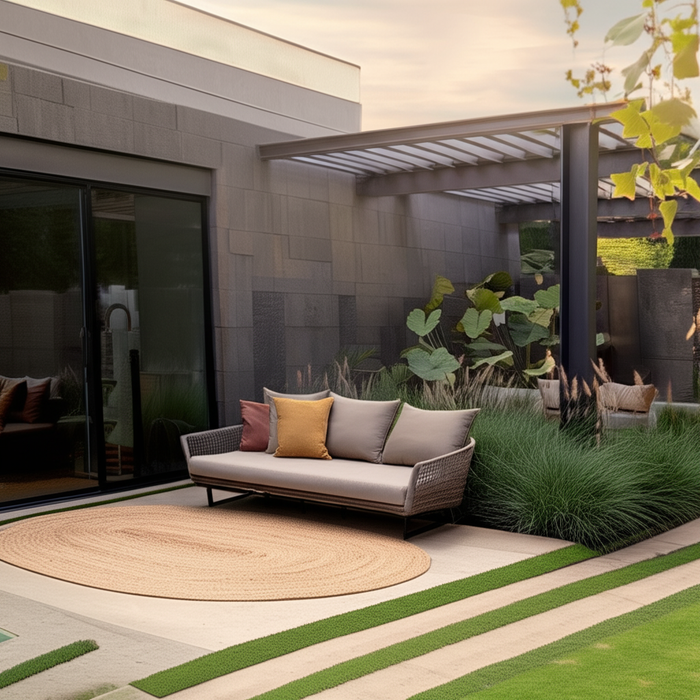 Mrcarpet Buitenkleed Jute Ovaal Outdoor Breeze Naturel 140 x 200cm