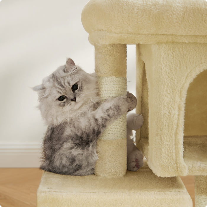 ACAZA Krabpaal - Krabpaal voor Katten - Beige - 65 cm hoog