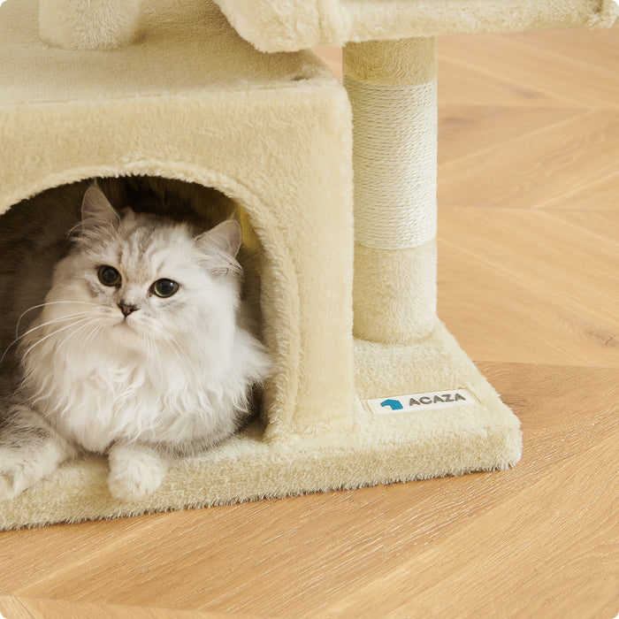 ACAZA Krabpaal - Krabpaal voor Katten - Beige - 65 cm hoog