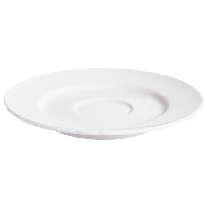 Beliani - ELDERBERRY - Kop en schotel set van 8 - Wit - Porselein