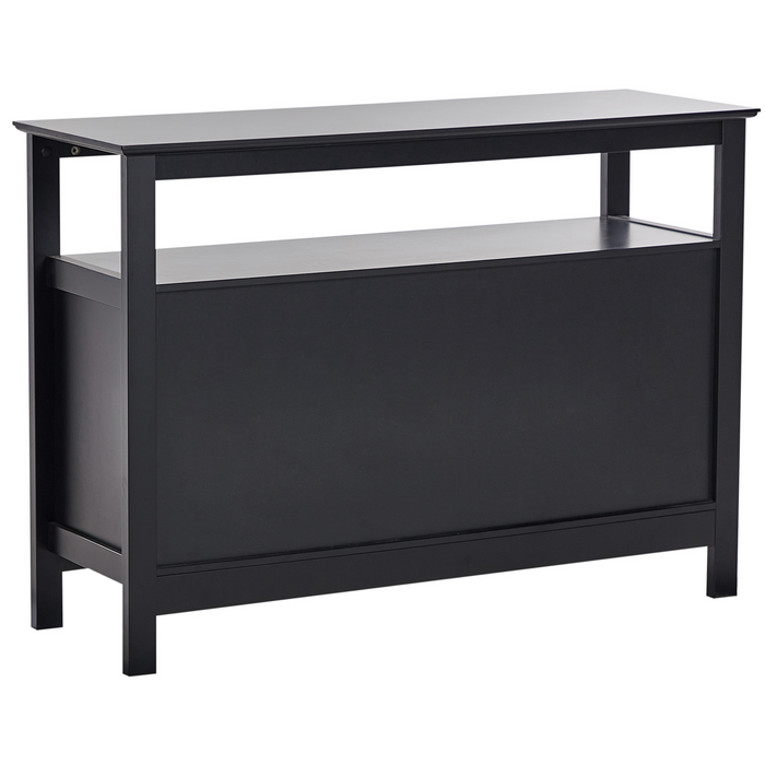 Beliani - TIMBOON - Wijnkast - Zwart - MDF