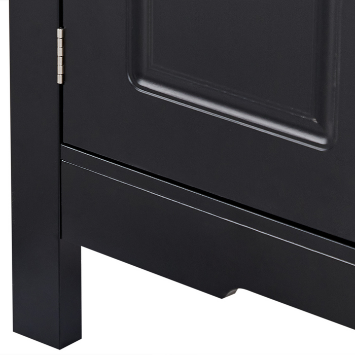 Beliani - TIMBOON - Wijnkast - Zwart - MDF