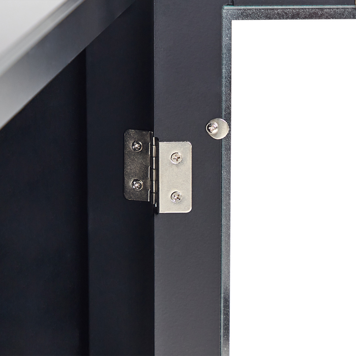 Beliani - CERES - Wijnkast - Zwart - MDF