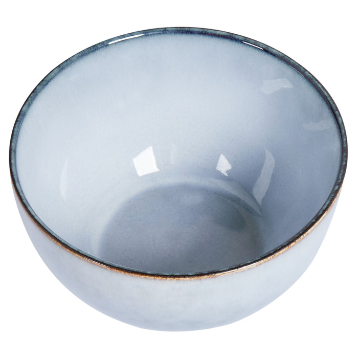 Beliani - JUNIPER - Kom set van 8 - Lichtblauw - Steengoed