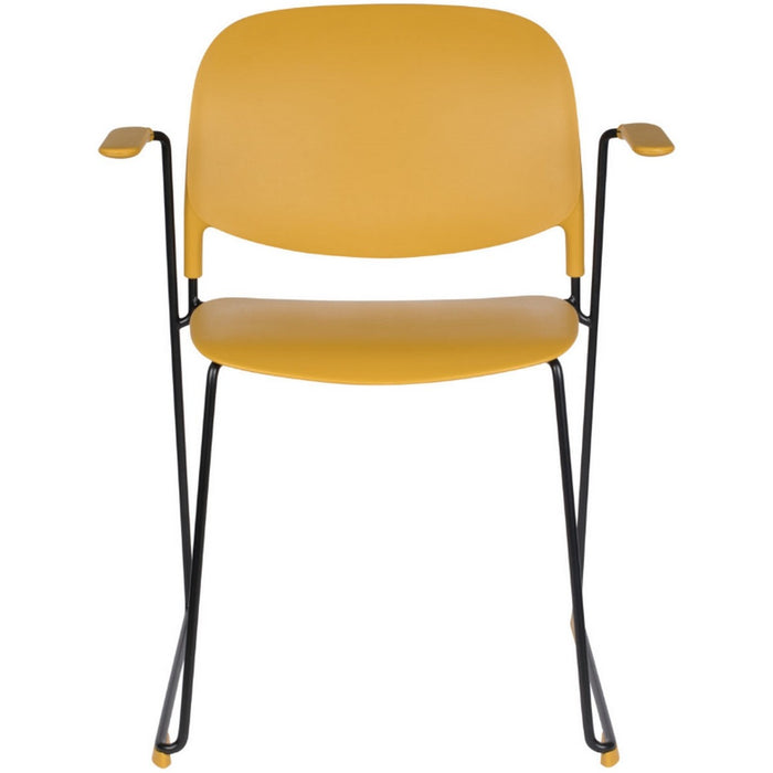 Puur Stord armstoel geel