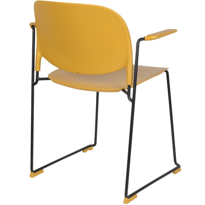 Puur Stord armstoel geel