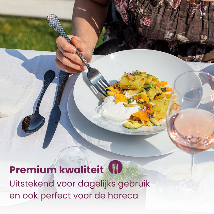 Sambonet Koffielepel Taormina Zwart 6 Stuks