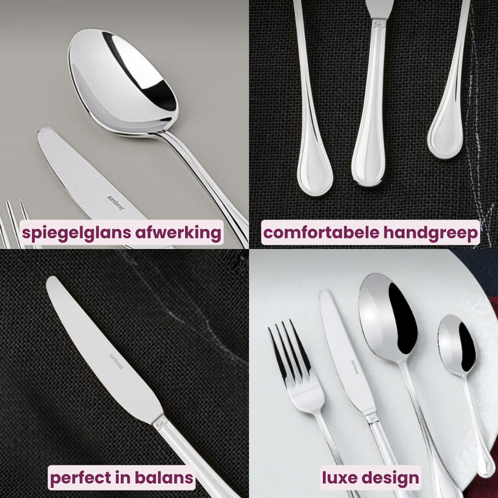 Sambonet Bestekset Royal - Goud - 36 delig | 6 personen