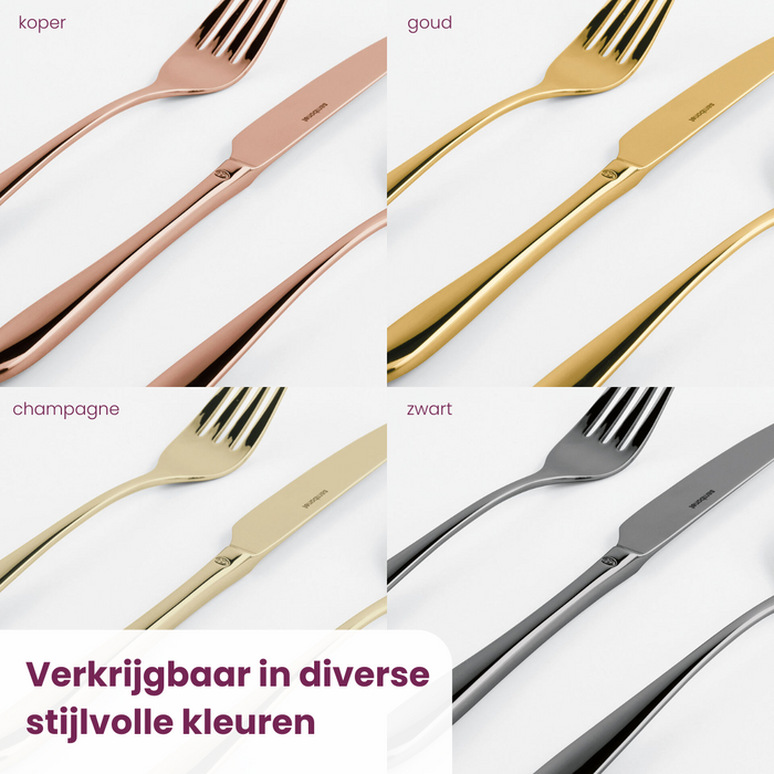 Sambonet Bestekset Royal - Goud - 36 delig | 6 personen