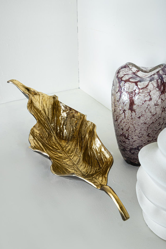 PTMD Merc White ceramic pot wavy ribbed low S