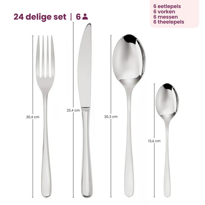 Sambonet Bestek Taste S.H. 24-dellig