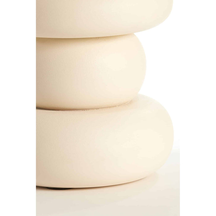 Light & Living Light&living Bijzettafel Ø40x45 cm AZALAS hout crème