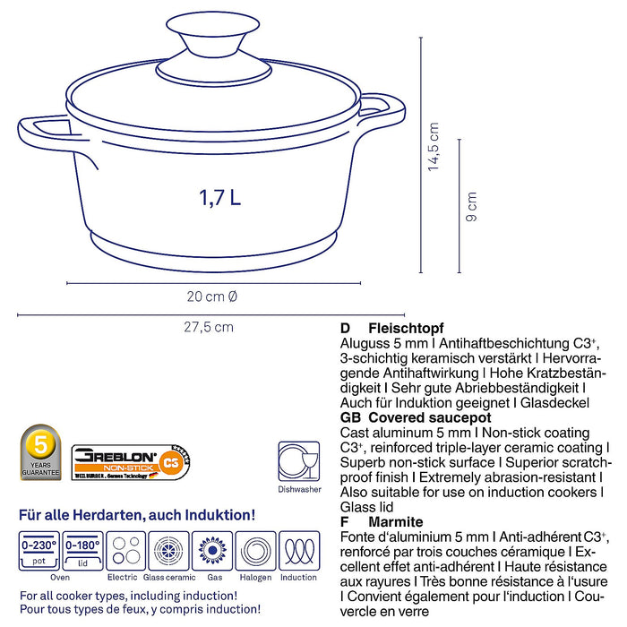 Kookpan 20 cm - Kela | Kerros
