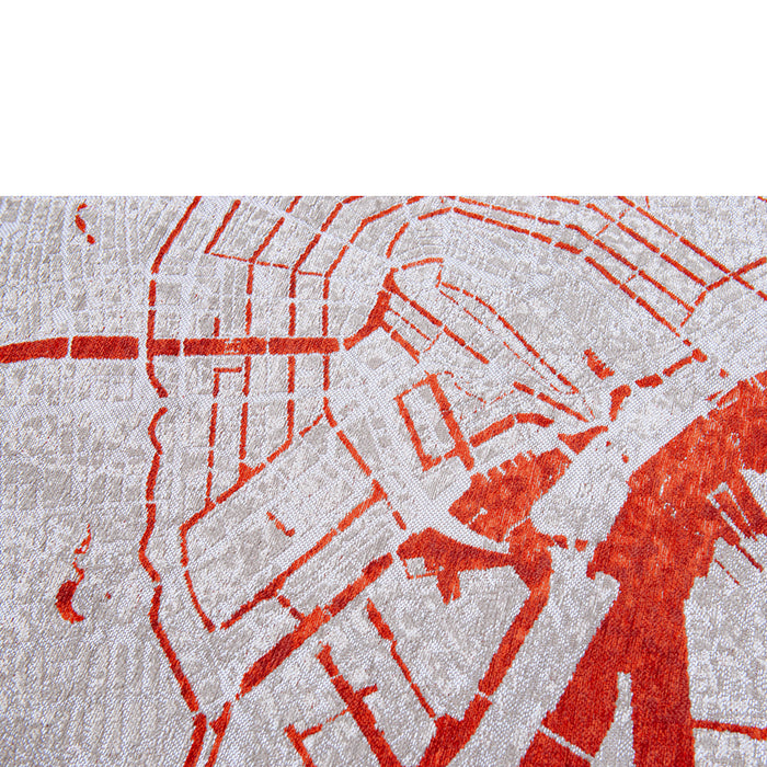 Louis de Poortere Cities Vloerkleed 100 x 140 cm - Orange Cut