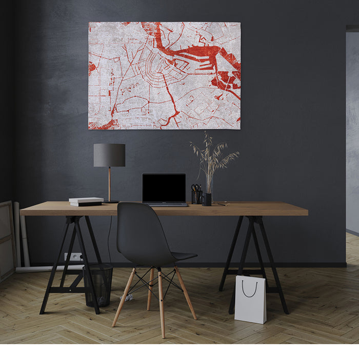 Louis de Poortere Cities Vloerkleed 100 x 140 cm - Orange Cut