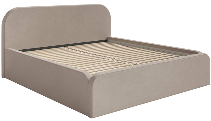 NADUVI Collection Bedframe Carina 140 x 200 fluweel