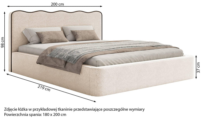 NADUVI Collection Bedframe Sova 180 x 200