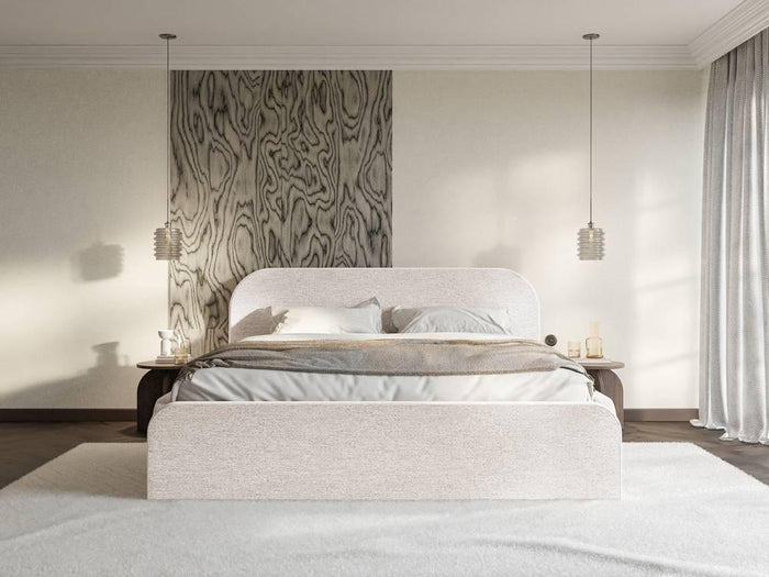 NADUVI Collection Bedframe Carina 140 x 200 met opbergvak chenille