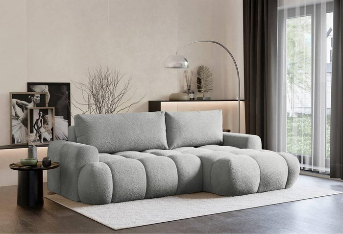 NADUVI Collection Hoekslaapbank Eden rechts bouclé