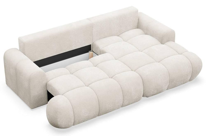 NADUVI Collection Hoekslaapbank Eden rechts bouclé