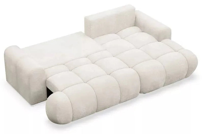 NADUVI Collection Hoekslaapbank Eden rechts bouclé