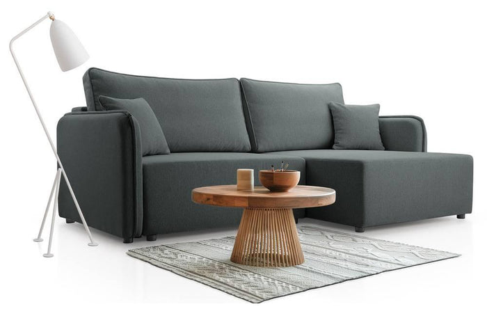 NADUVI Collection Hoekslaapbank Juni recht met opbergvak