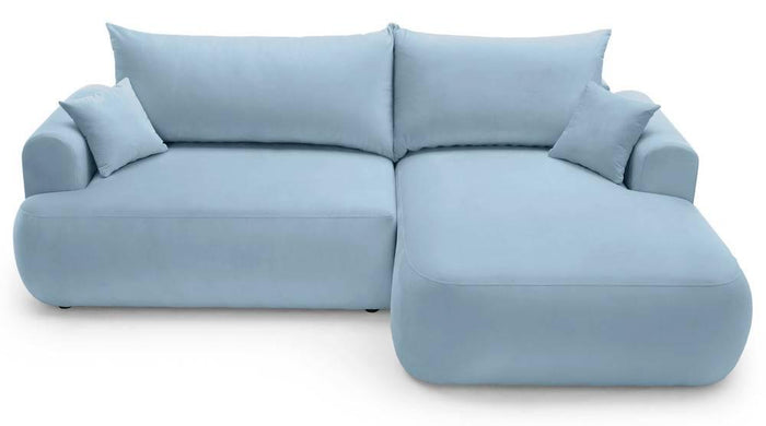 NADUVI Collection Hoekslaapbank Philipa rechts met opbergvak velvet