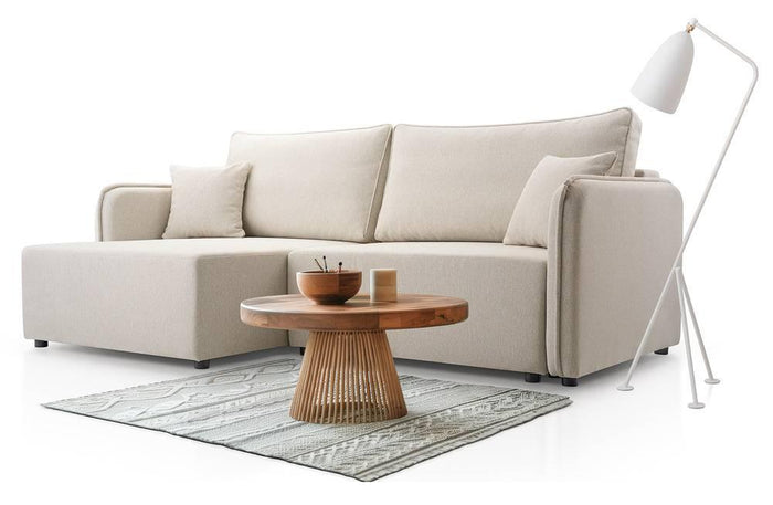 NADUVI Collection Hoekslaapbank Juni links met opbergvak