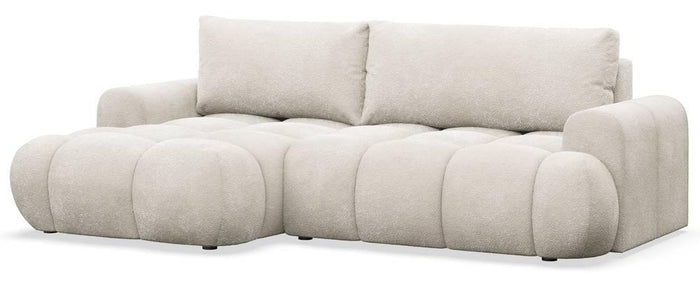 NADUVI Collection Hoekslaapbank Eden links bouclé