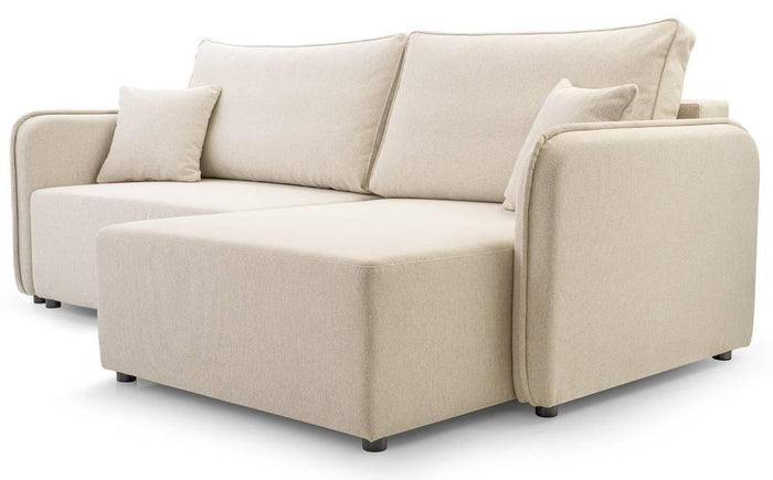 NADUVI Collection Hoekslaapbank Juni recht met opbergvak