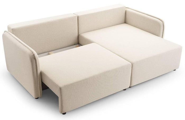 NADUVI Collection Hoekslaapbank Juni recht met opbergvak