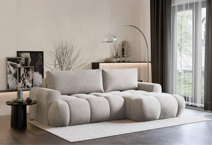 NADUVI Collection Hoekslaapbank Eden rechts bouclé